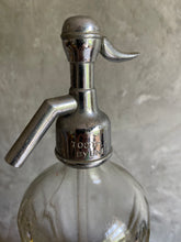 Load image into Gallery viewer, Vintage Tooth’s Blue Bow Soda Syphon Bottle - Circa 1950.