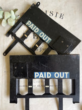 Load image into Gallery viewer, Antique National Cash Register Part - PAID OUT.