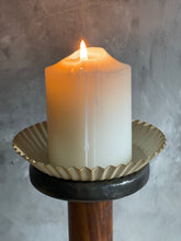 Load image into Gallery viewer, Rustic Industrial Bobbin With Candle Pan - Large