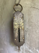 Load image into Gallery viewer, Antique Steel Farmhouse Pocket Scales - Circa 1900 New York.