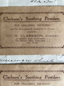 Clarkson’s Soothing Powders Pharmacy Sachet - Set of 2 NOS.