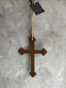 Artisan Rusty Cross - Handmade in France.