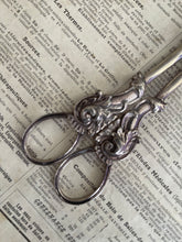 Load image into Gallery viewer, Antique French Silver Table Scissors.