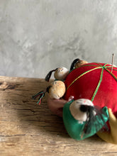 Load image into Gallery viewer, Vintage Japanese Doll Silk Pin Cushion.