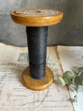 Load image into Gallery viewer, Ermen &amp; Roby Ltd Silk Spool Manchester UK - BLACK Silk Thread.
