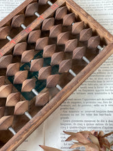 Load image into Gallery viewer, Vintage Japanese Wooden Abacus With Timber Back.