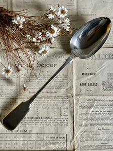 Antique Silver Serving Spoon.