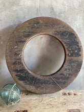 Load image into Gallery viewer, Vintage Large Size Timber Hand Reel.