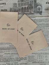 Load image into Gallery viewer, Bank of NSW Saving Envelopes With Vintage Peg - Set of 3