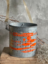 Load image into Gallery viewer, Vintage Galvanised Wading Bucket With Strap - USA