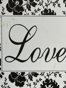 Metal Decorative Wall Signs - Believe & Love.