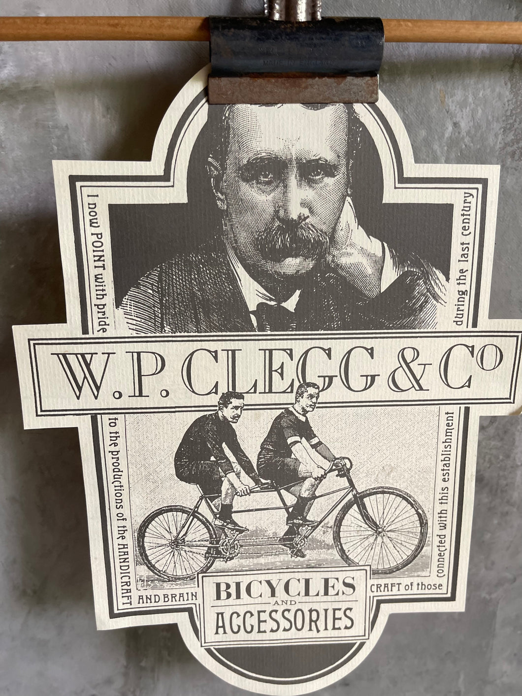 W.P. Clegg & Co. Detailed Advertising Label - USA