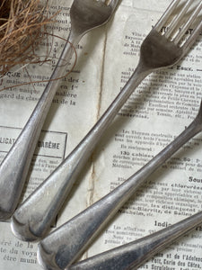Vintage Entrée Fork Set of 4 - Grosvenor England.