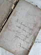 Load image into Gallery viewer, Antique Handwritten Recipe Book  - Circa 1909 Rare Collectable.