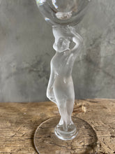 Load image into Gallery viewer, Vintage Pair of Lalique Figural “Frosted Goddess” Glasses - Made in France.