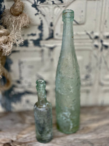Antique Bottles - Set Of 2.