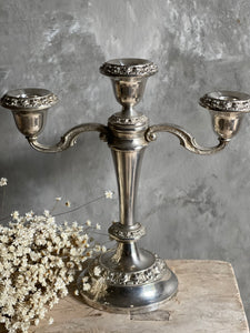 Antique Silverplate Candleabra - UK