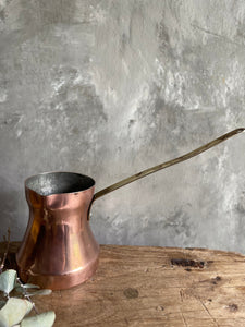 Vintage European Copper Chocolate/Milk Warmer - Made in France.