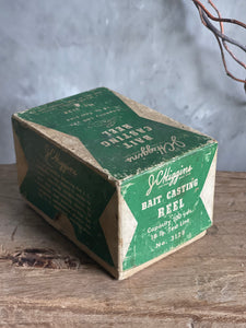 Vintage JC Higgins Fishing Reel In Original Box - USA