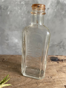Antique Sloans Liniment Bottle - Circa 1940 USA.