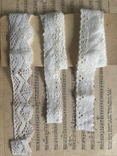 Load image into Gallery viewer, Antique French &amp; English Handmade Bobbin Lace - Bulk Special #3
