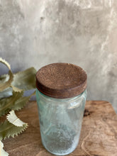 Load image into Gallery viewer, Antique Pharmacy Bottle With Original Lid - USA Circa 1900