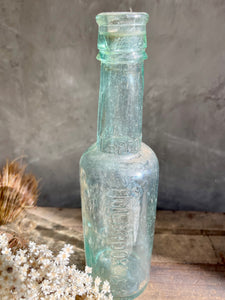 Antique Aqua Large Bottles - Assorted Set Of 3.