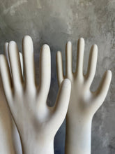 Load image into Gallery viewer, Vintage Bisque Porcelain Glove Mold USA.