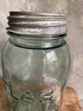 Load image into Gallery viewer, Historical ATLAS Quart Jar With Zinc Lid - Tall Font