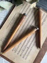 Load image into Gallery viewer, Repurposed Industrial Quill Pen - Warm Oak.