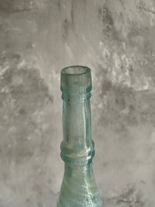 Antique Soft Aqua Cordial Bottle.