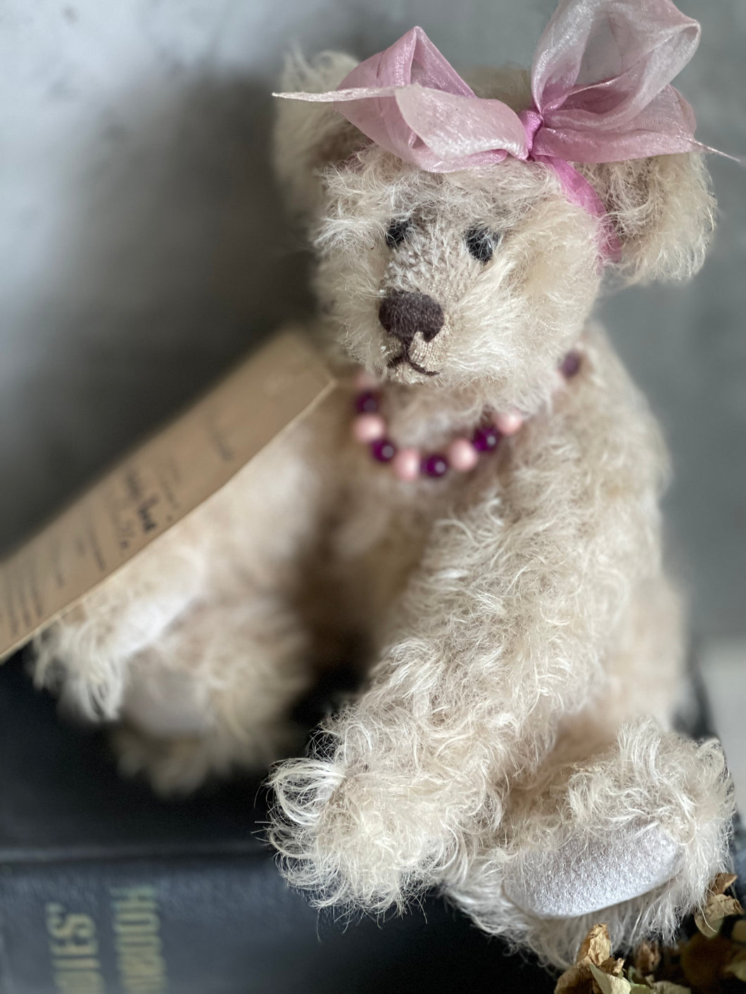 Handmade German Mohair Child’s Limited Edition Bear - Emily Rose.