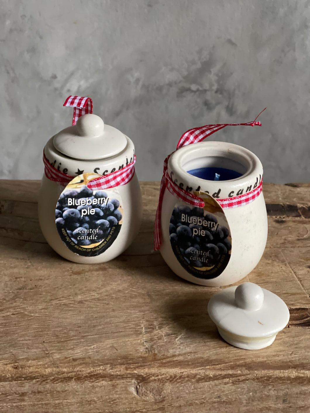 Blueberry Pie Candles - Set 0f 2