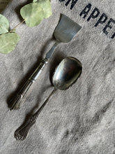 Load image into Gallery viewer, Antique Silver Spoon &amp; Fish Knife - Made in England