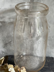 Vintage Queensboro Cream Jar NY.