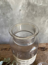 Load image into Gallery viewer, Antique Apothecary Bottle Phosphoric Acid With Quinine With Lid.