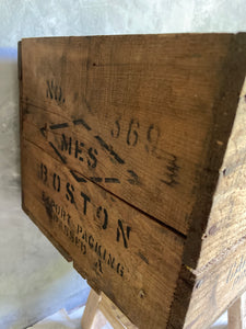 Vintage North SF Crab Meat Crate Boston - USA