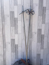 Load image into Gallery viewer, Vintage Pair of Ski Poles - Made in Canada Circa 1950.