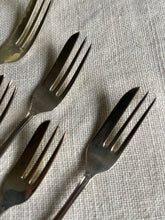 Load image into Gallery viewer, Silver Plate Cake Forks Set of 5 - Made In England.