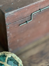 Load image into Gallery viewer, Antique Timber Fishing Tackle Box