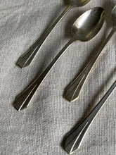 Load image into Gallery viewer, Antique Demitasse Silver Spoons - Sets of 4 or 6 Made in England.