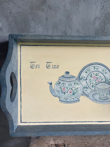 Vintage Hand Painted ‘Tea Time’ Tray.