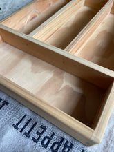 Load image into Gallery viewer, Vintage Timber Cutlery Tray - Circa 1980.