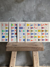 Load image into Gallery viewer, Original Vintage Burgee Flag Plates From The 1950’s - 1960’s.