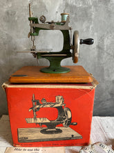 Load image into Gallery viewer, Vintage GRAIN Sewing Machine With Original Box - Circa 1930 Nottingham UK.