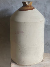 Load image into Gallery viewer, Antique Fowler Stoneware Large Two Toned Demijohn.
