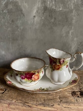 Load image into Gallery viewer, Vintage Royal Albert Old Country Roses 3 Piece Set.
