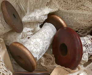 Antique Small Silk Spool - Patterson New Jersey.